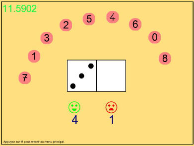 Compter les points des dominos